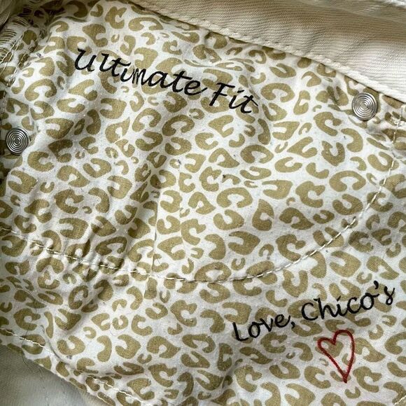 Chico’s Platinum Denim Ultimate Fit 1.5 Medium 10 - Picture 9 of 14